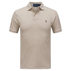 Tan Ralph Lauren Polo Shirt (L)